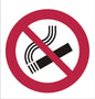 OUTDOOR VINYL STICKER - NO SMOKING CIRCLE