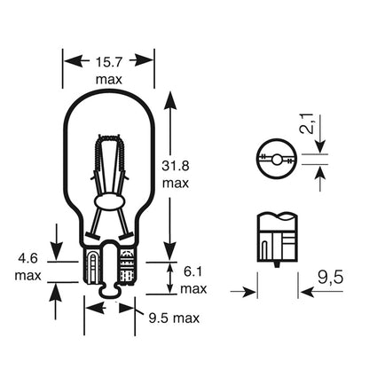 RING R921 CAPLESS BULB