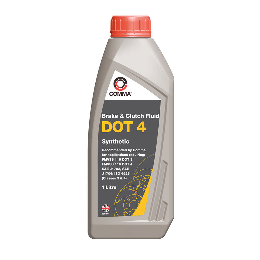 COMMA DOT 4 SYNTHETIC BRAKE AND CLUTCH FLUID