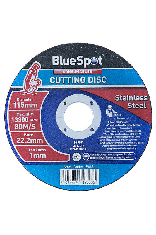 BLUE SPOT 4.5'' (115MM) STAINLESS CUTTING  DISC