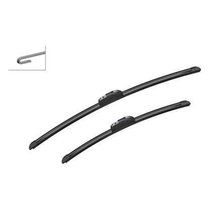 BOSCH WIPER - AEROTWIN RF FLAT BLADE SET 600/450 for KIA Sportage CRDi - 1.7 - 10-15 etc