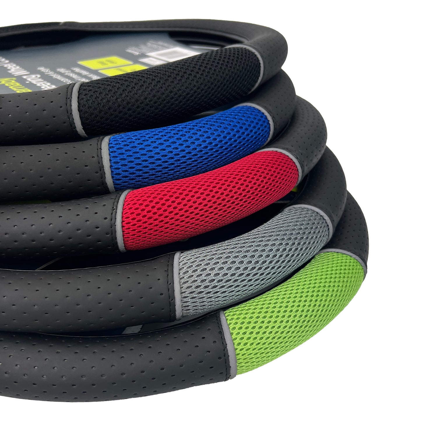 SAKURA CARNABY STEERING WHEEL COVER – BLUE