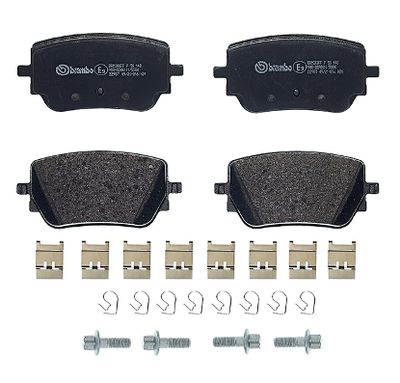 BREMBO BRAKE PAD FOR MERCEDES-BENZ/MERCEDES-BENZ (BBDC),  REAR P50148