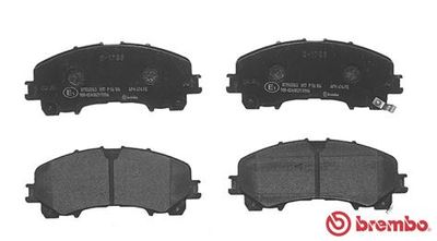 BREMBO BRAKE PAD FOR INFINITI/INFINITI (DFAC)/NISSAN/NISSAN (DFAC)/RENAULT,  FRONT