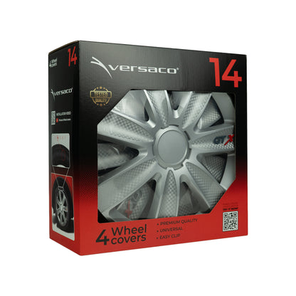 VERSACO GTX CARBON SILVER 14″ WHEEL TRIMS (Copy)