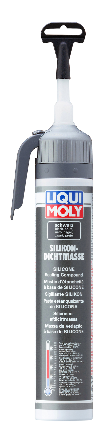 LIQUI MOLY SILICON SEALING COMPOUND BLACK 200ML