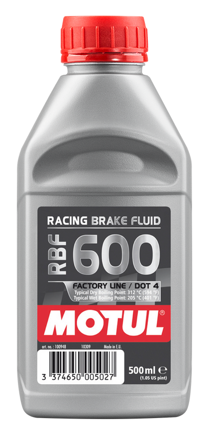 MOTUL RBF 600 FACTORY LINE RACING BRAKE FLUID - 500ML