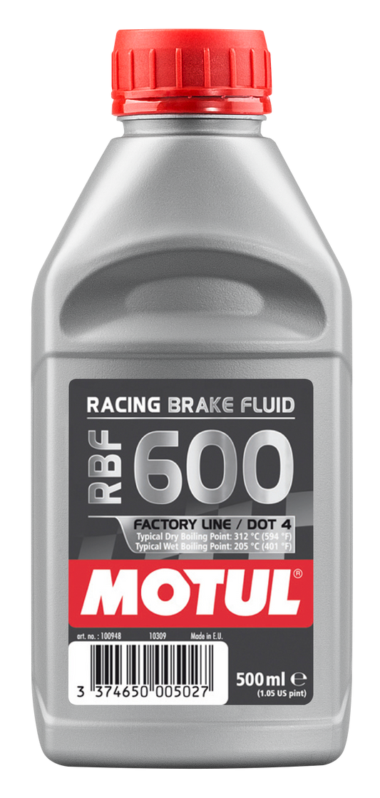 MOTUL RBF 600 FACTORY LINE RACING BRAKE FLUID - 500ML