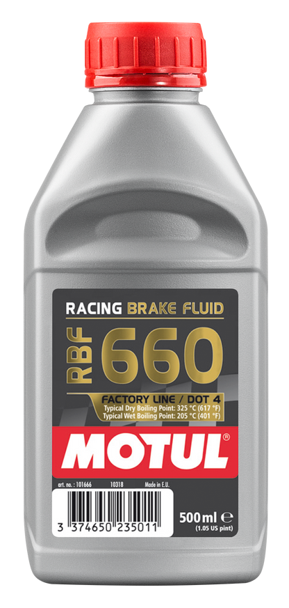 MOTUL RBF 660 FACTORY LINE RACING BRAKE FLUID - 500ML