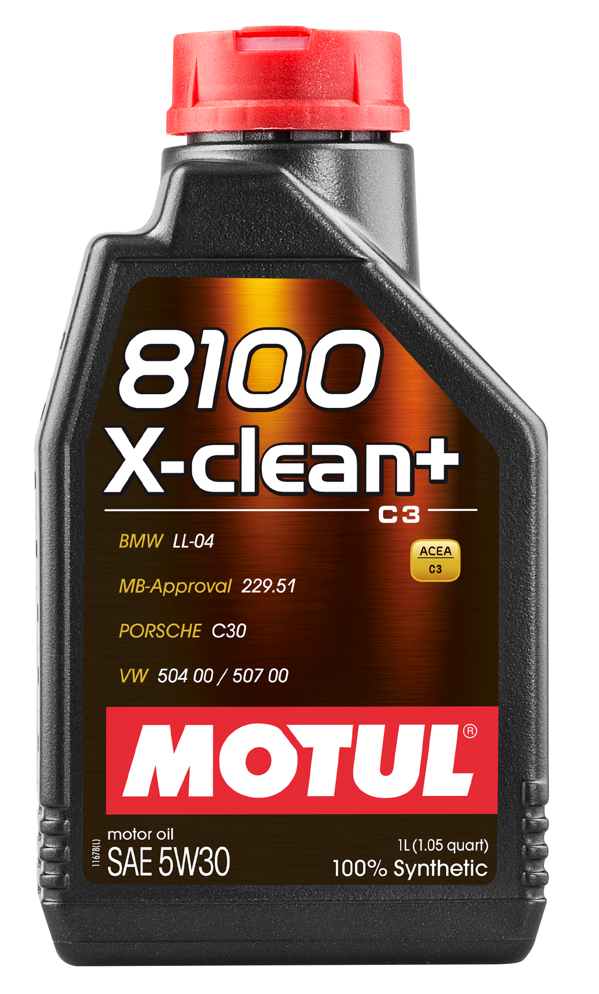 MOTUL 8100 X-CLEAN+ 5W-30 C3 FULLY SYNTHETIC ENGINE OIL