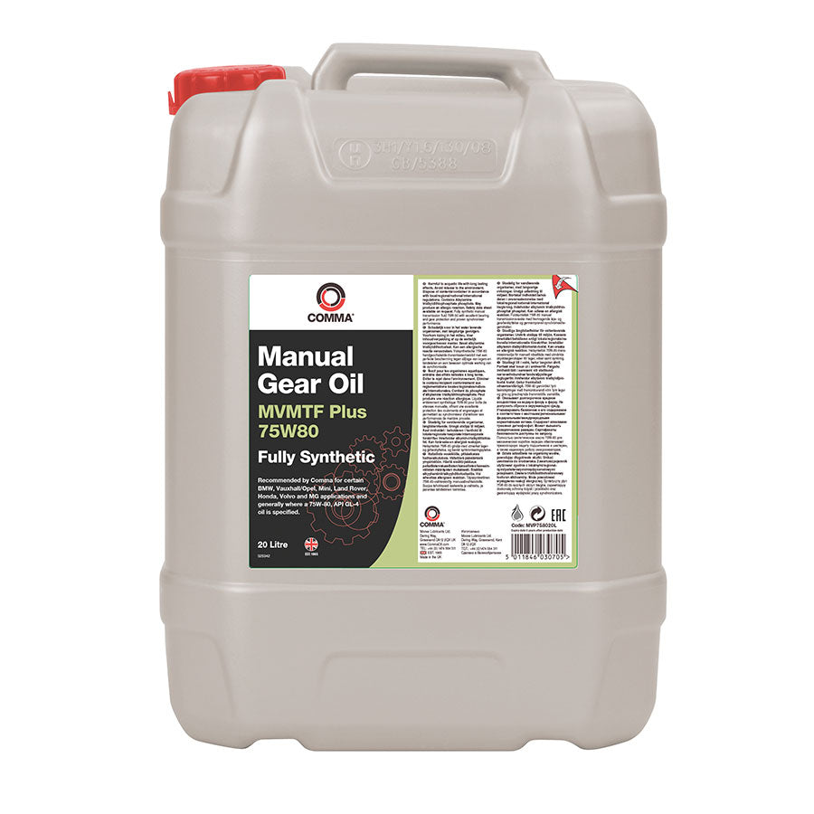 COMMA MVMTF PLUS 75W-80 (MVMTF - PLUS TRANSMISSION FLUID 75W80)