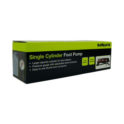 SAKURA SINGLE CYLINDER FOOT PUMP