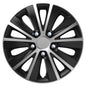 VERSACO RAPIDENC BLACK/SILVER 16″ WHEEL TRIMS - SET OF 4
