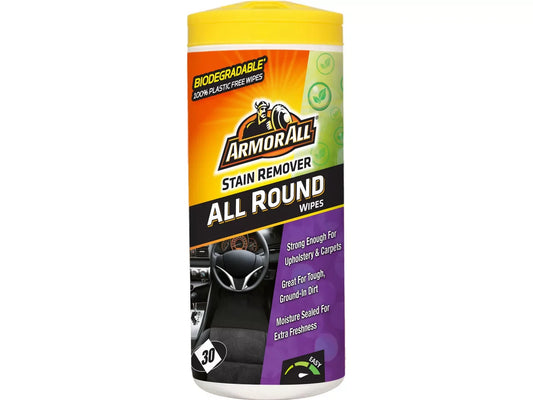 ARMOR ALL CLEANING WIPES ALL ROUND STAIN REMOVER