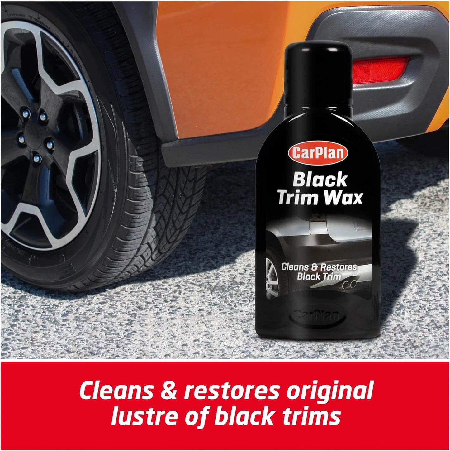 CARPLAN BLACK TRIM WAX 350ML