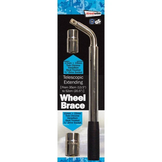STREETWIZE EXTENDING WHEEL BRACE WITH 2 CV SOCKETS