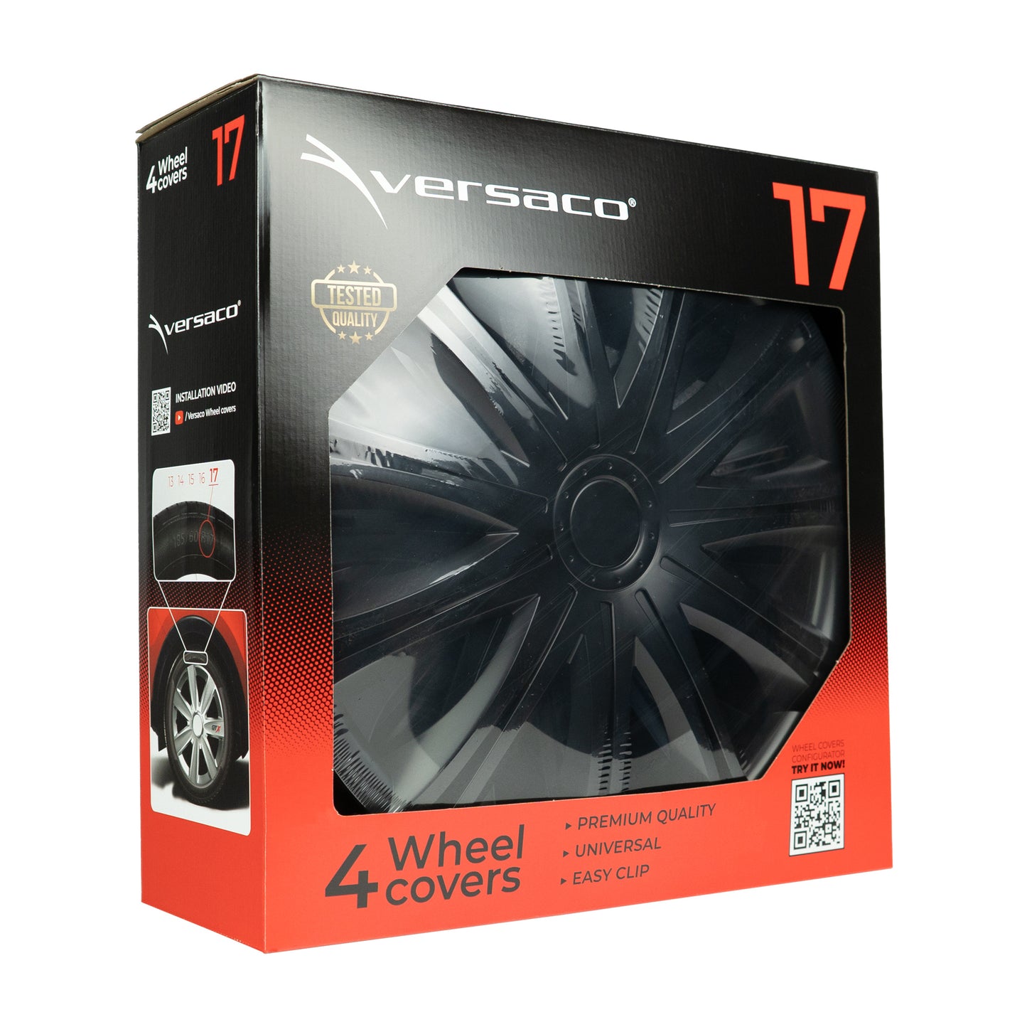 WHEEL TRIMS SPARK BLACK 17 INCH