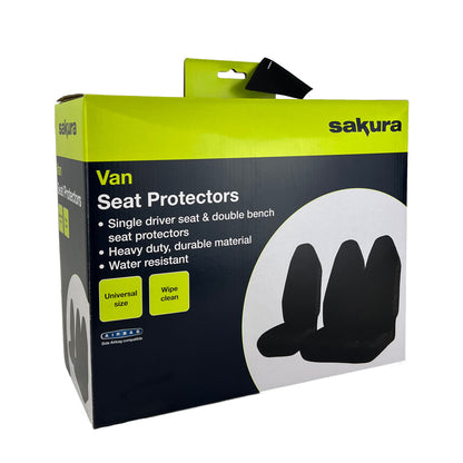 SAKURA HEAVY DUTY VAN SEAT COVER SET
