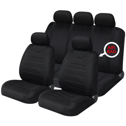 SAKURA CARNABY BLACK FULL SET SEAT COVERS