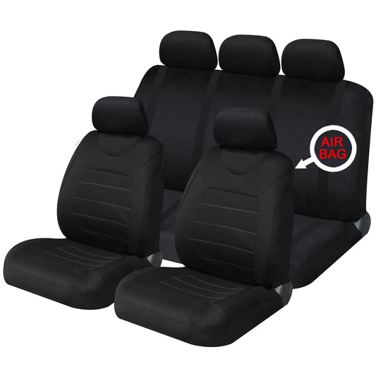 SAKURA CARNABY BLACK FULL SET SEAT COVERS