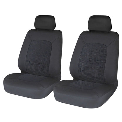 SAKURA HAMPTON BLACK FRONT PAIR SEAT COVERS