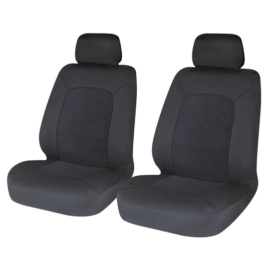 SAKURA HAMPTON BLACK FRONT PAIR SEAT COVERS