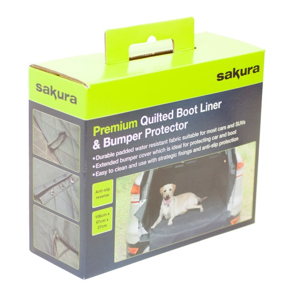 SAKURA PREMIUM QUILTED BOOT LINER & BUMPER PROTECTOR