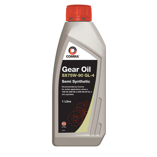 COMMA SX75W-90 GL-4 (GL4 75W-90 - SEMI SYNTHETIC GEAR OIL)