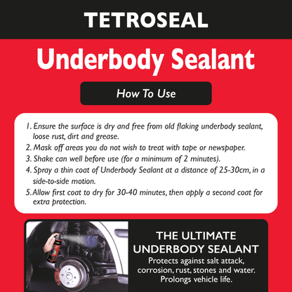 TETROSEAL UNDERBODY SEALANT 500ML