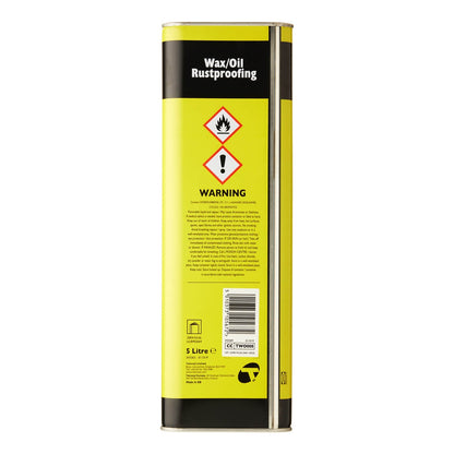 TETROSEAL WAX/OIL RUSTPROOFIN BLACK 5 LITRE