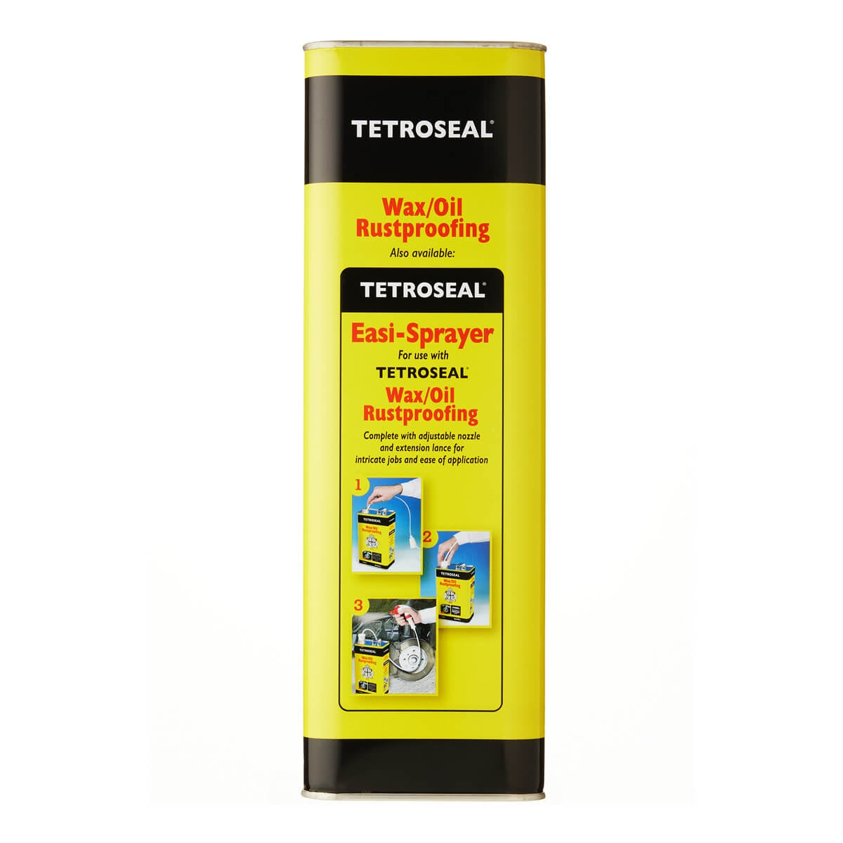 TETROSEAL WAX/OIL RUSTPROOFIN BLACK 5 LITRE