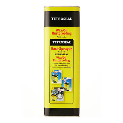 TETROSEAL WAX/OIL RUSTPROOFIN BLACK 5 LITRE