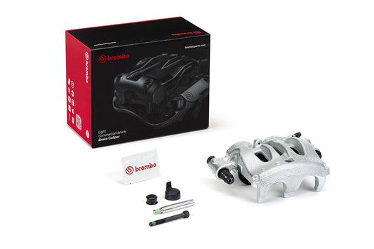 BREMBO BRAKE CALIPER LCV PRIME F BR 058 BRAKE CALIPER SUITABLE FOR MERCEDES-BENZ SPRINTER, DIAMETER 48 - IN FRONT OF AXLE, FRONT AXLE LEFT