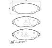 BREMBO BRAKE PAD FOR AUDI/CUPRA/SEAT/SKODA/VW/VW (SVW), FRONT