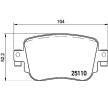 BREMBO BRAKE PAD FOR AUDI/AUDI (FAW)/SEAT/SKODA/VW, REAR