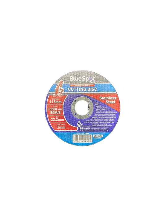 BLUE SPOT 4.5'' (115MM) STAINLESS CUTTING  DISC