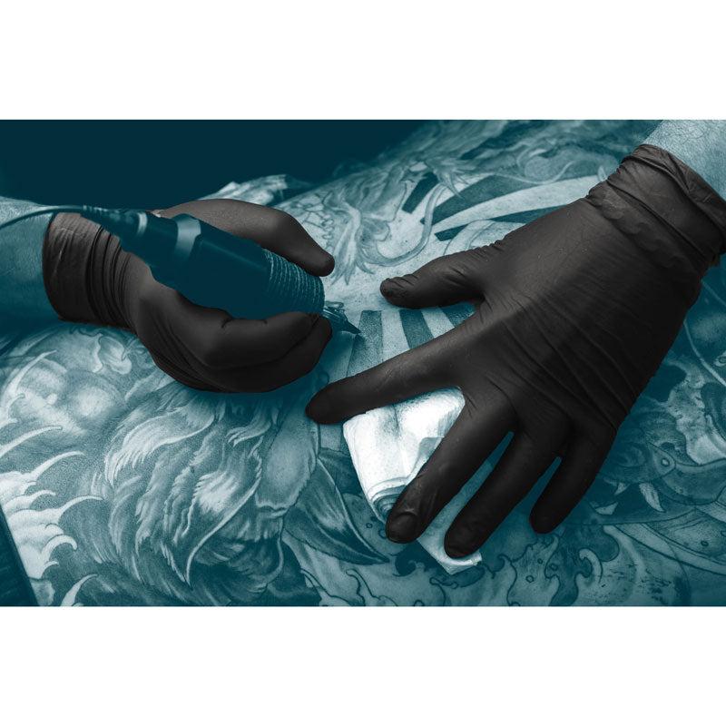 UNICARE BLACK PEARL NITRILE POWDER FREE GLOVES